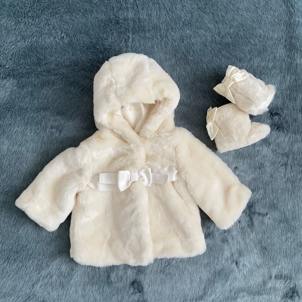 BABY GAP Faux Fur Jacket and Boots